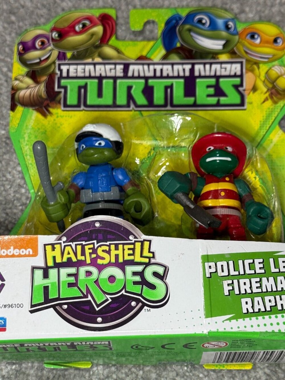 Teenage Mutant Ninja Turtles Half Shell Heroes Police Leo & Fireman Ralph TMNT